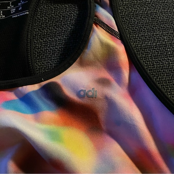 Adidas Techfit medium compression climacool sports bra, multicolor - Picture 2 of 5